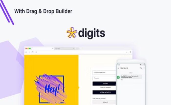 Digits  – WordPress Mobile Number Signup and Login