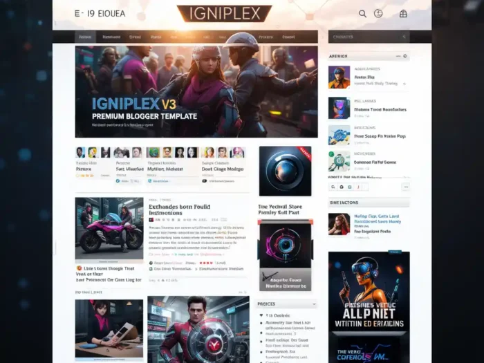 Igniplex v3 Premium Blogger Template