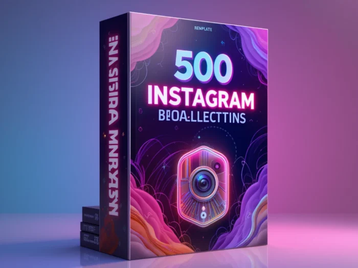 500 Instagram Sales and Marketing Template