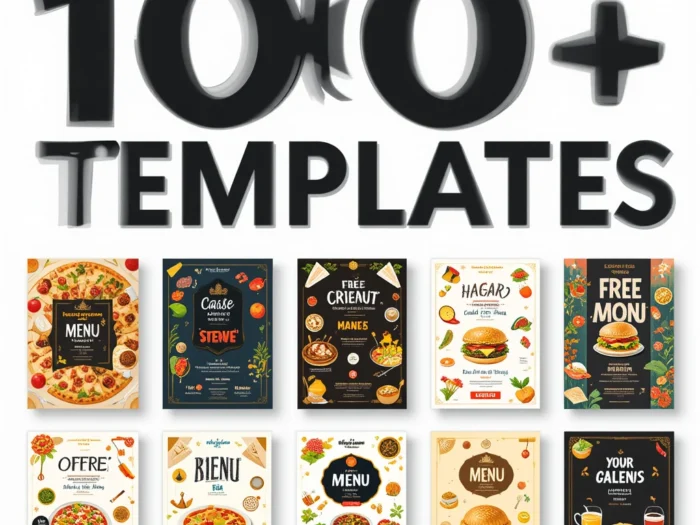 100+ FREE Menu Card PSD Templates – Editable