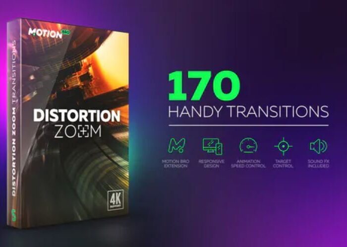 Distortion Zoom Transitions