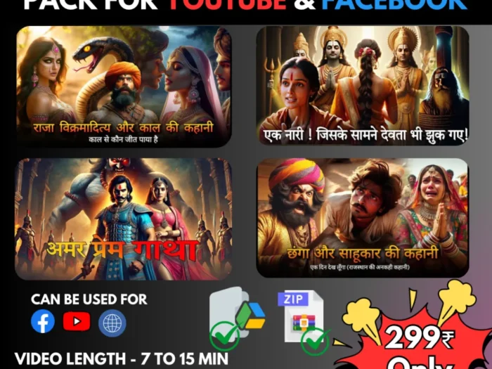 700+ Ai Mythology Story Video Pack For Youtube and Facebook