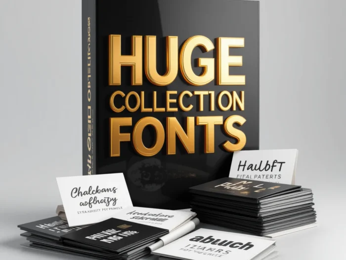 🔥 Huge Collection of Fonts – The Ultimate Typography Bundle! 🔥